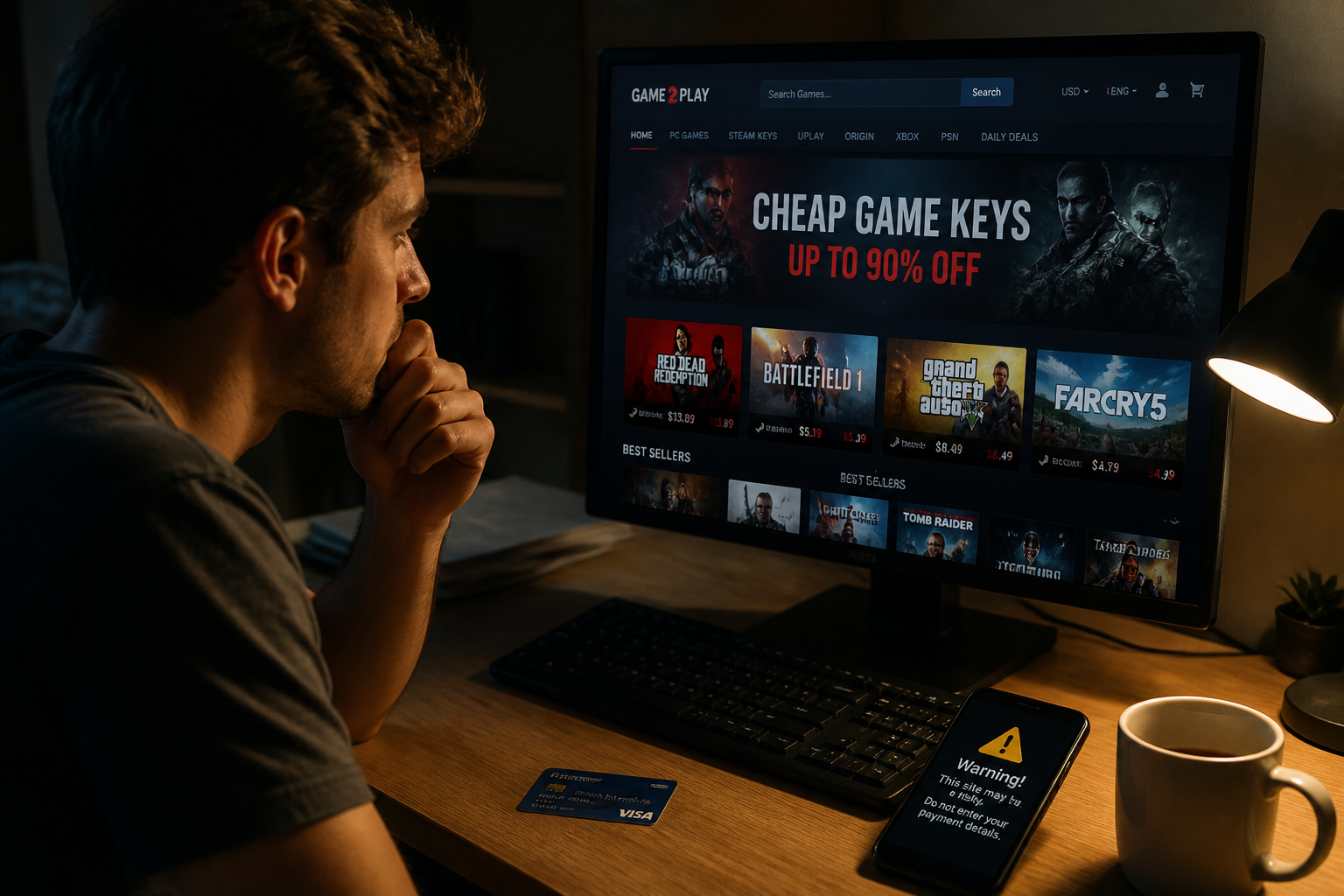 Comment éviter les arnaques aux clés de jeux pas chères
