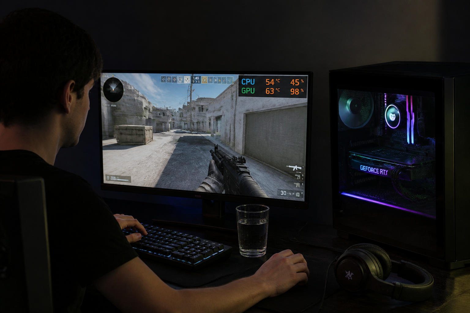 Comment lire les températures CPU et GPU pendant une session de jeu