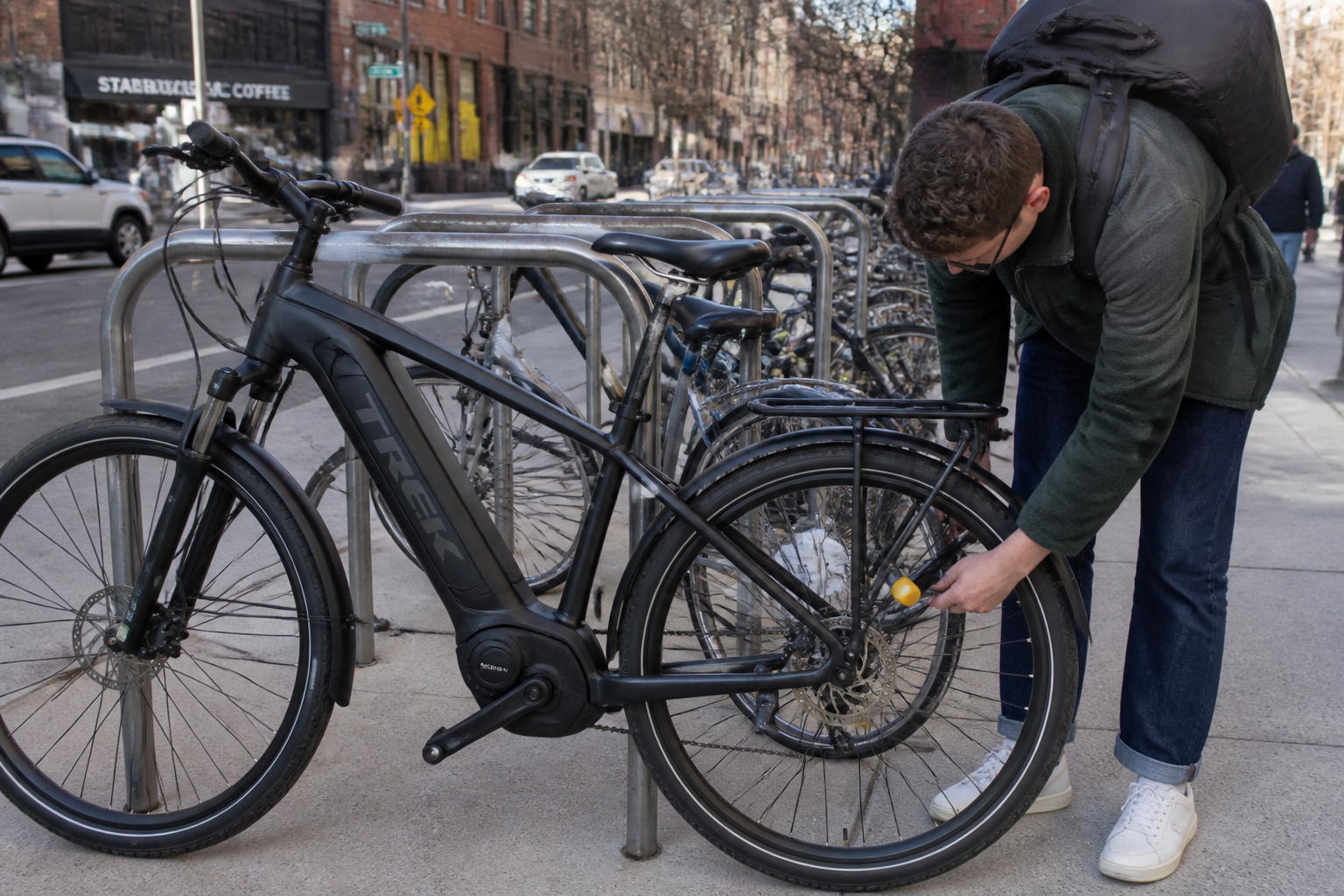 Comment attacher son vélo électrique pour limiter les risques ?