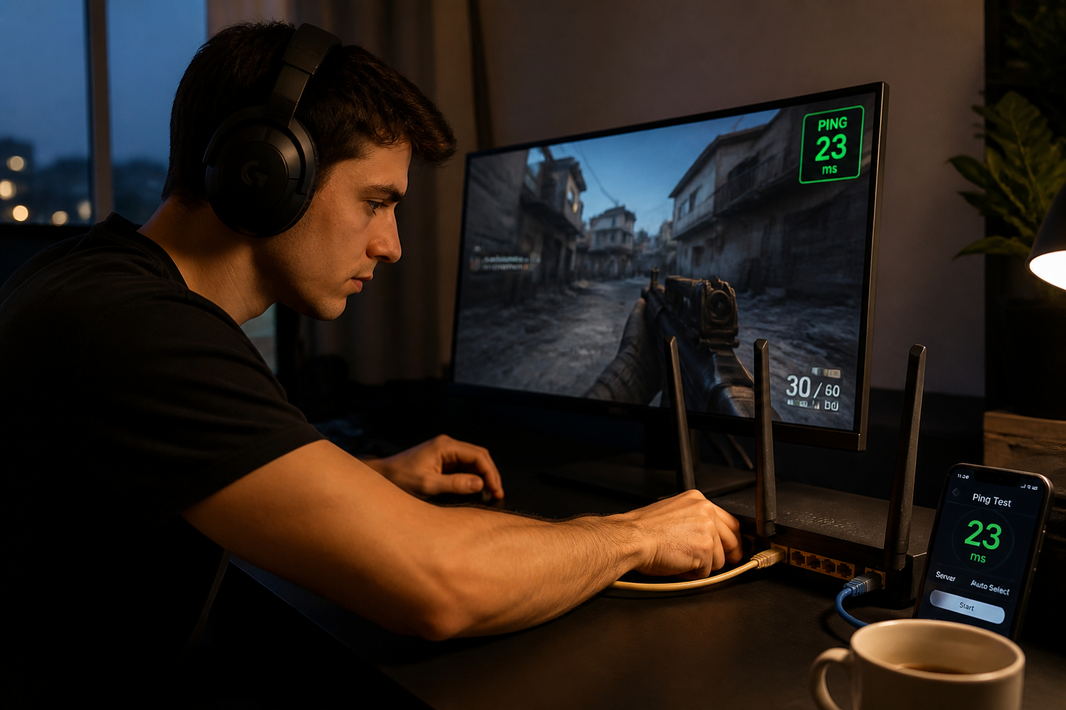 Comment configurer un routeur pour réduire le ping en gaming