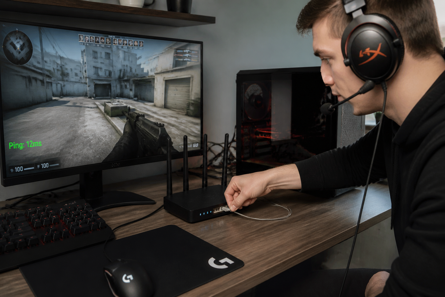 Comment configurer un routeur pour réduire le ping en gaming