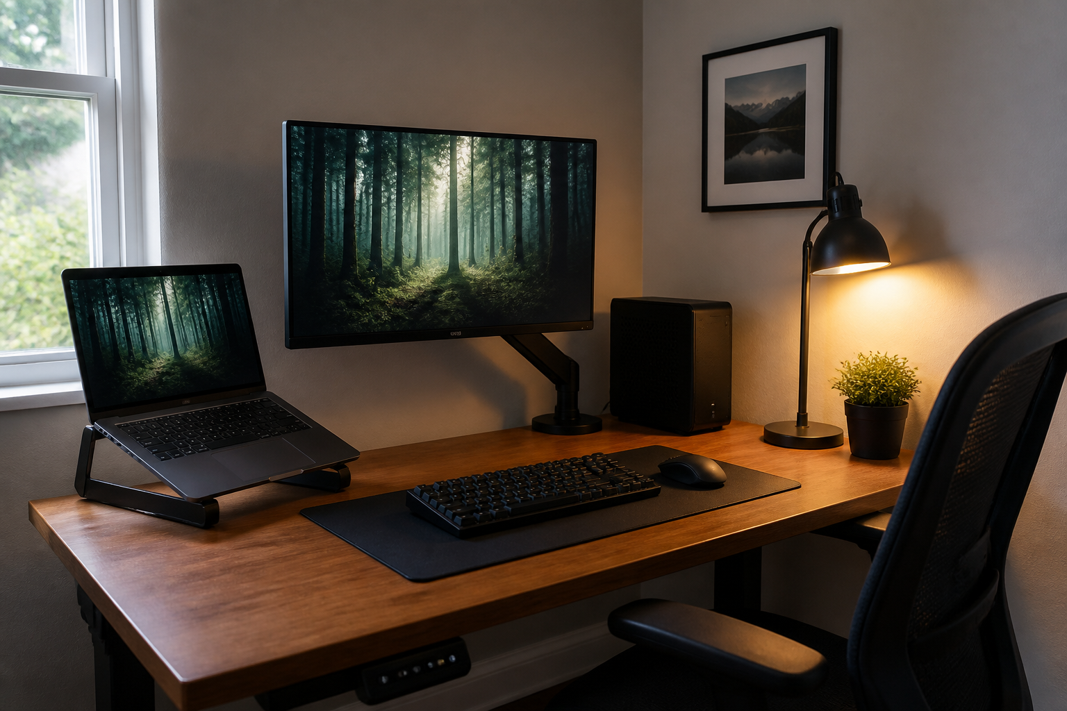 Comment construire un setup gaming sobre et efficace pour petit bureau