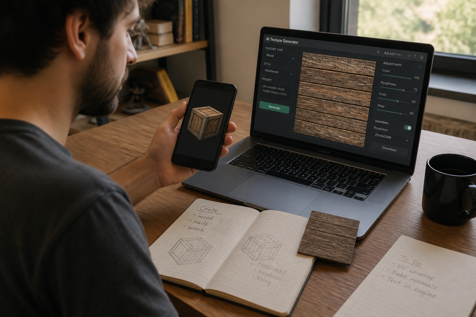 Comment générer des textures de jeu avec l’intelligence artificielle