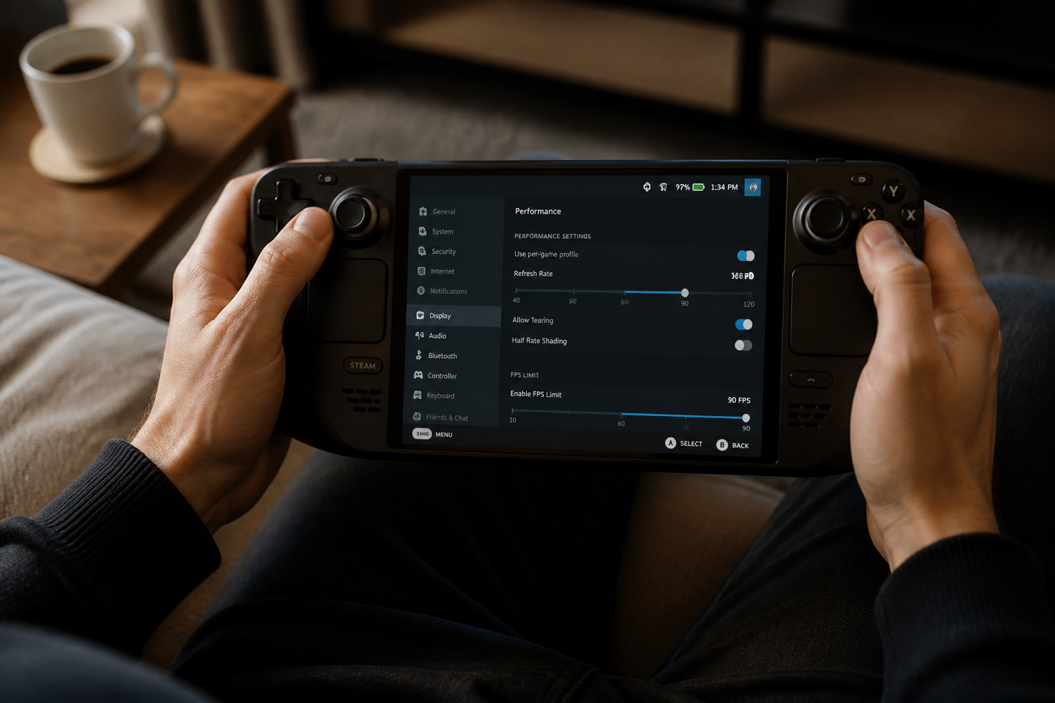 Comment optimiser Steam Deck pour jouer plus longtemps sur batterie
