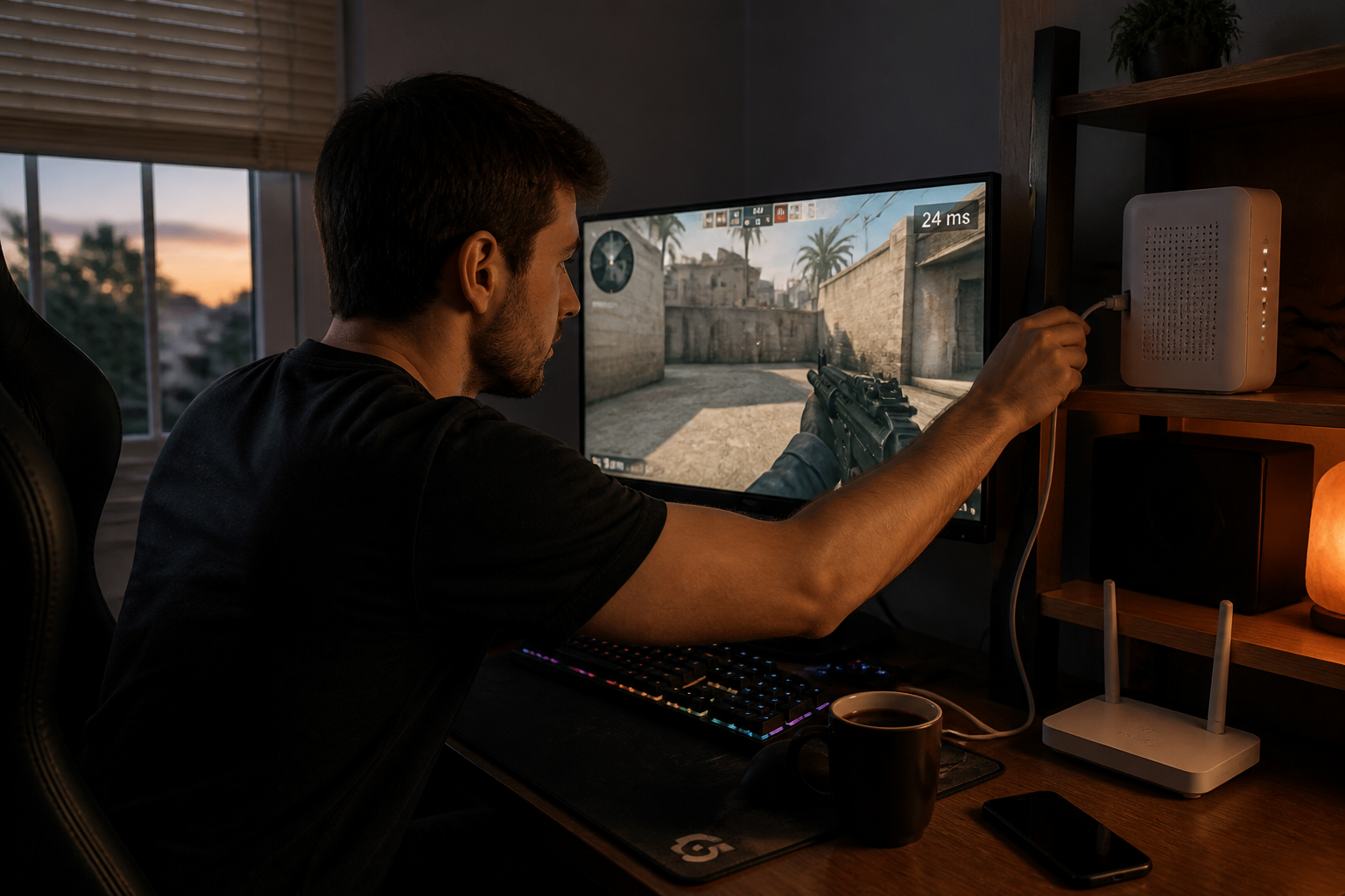 Comment réduire la latence en jeu en ligne sans changer de fournisseur internet