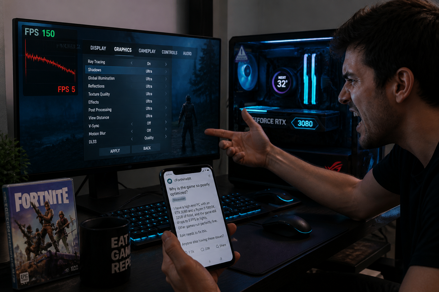 Pourquoi certains jeux mal optimisés tournent mal même sur une bonne configuration